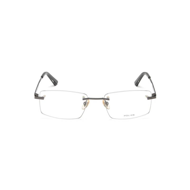 Police Rimless Frame Buy Police Men Rimless Grey Metal Frames - VPL906K54K59FR (54) Online