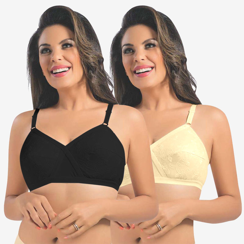 Sonari Unique Non Padded Regular Bra - Multi-Color (34D)