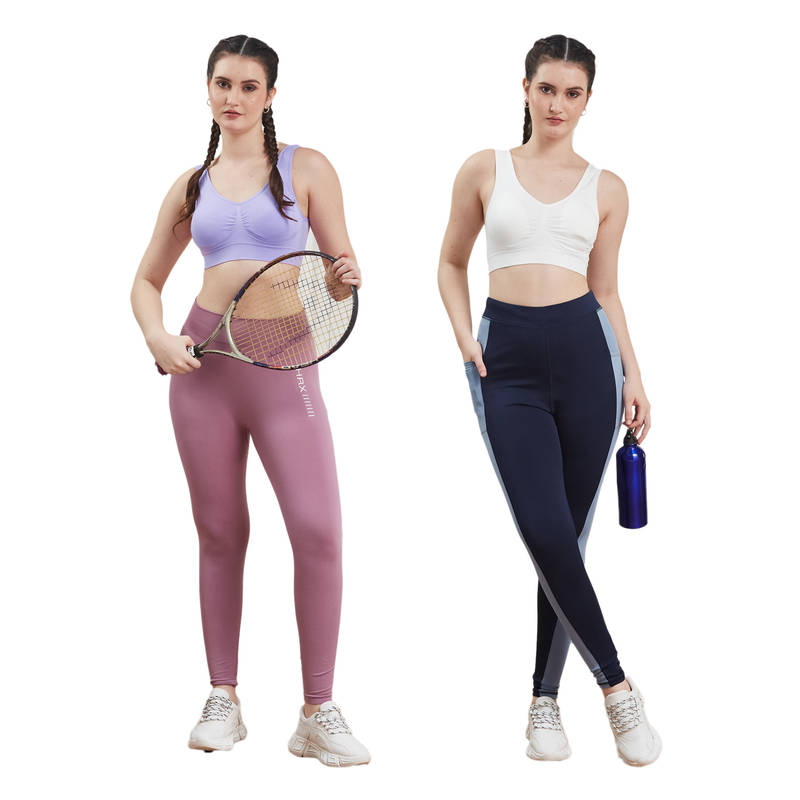 G Heist Multi-Color Assorted Solid Lightly Padded Bra for (Pack Of 2) (XS)