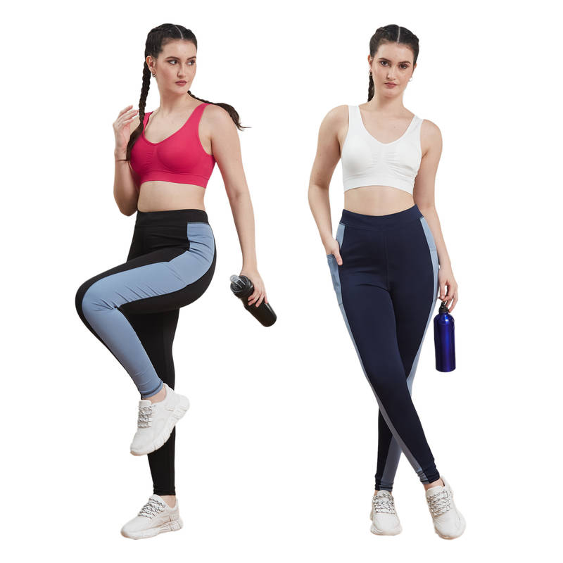 G Heist Multi-Color Assorted Solid Lightly Padded Bra for (Pack Of 2) (XS)
