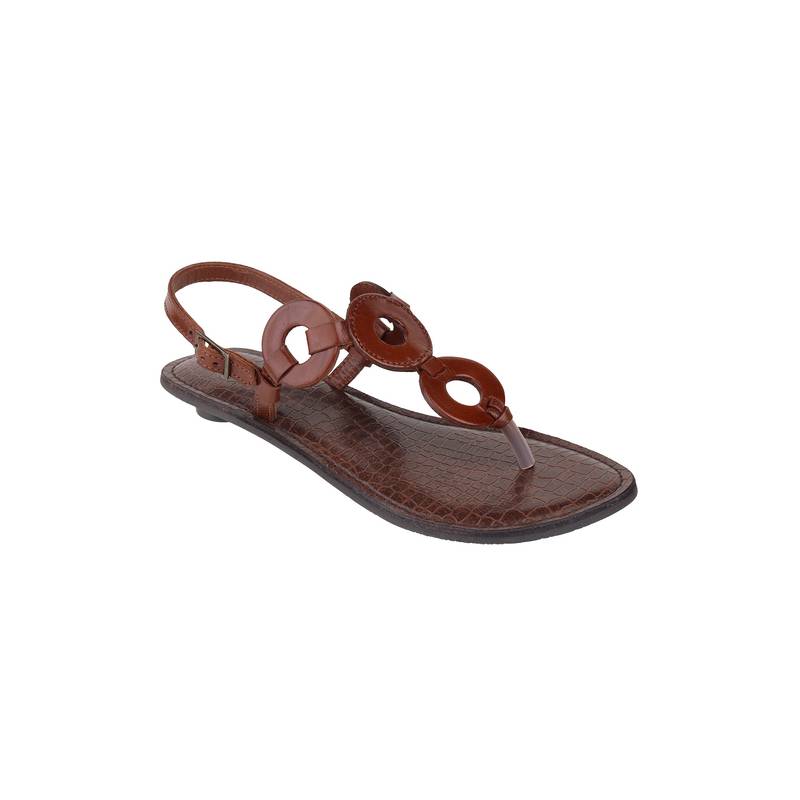 Catwalk Women Sandals - Tan (UK 6)