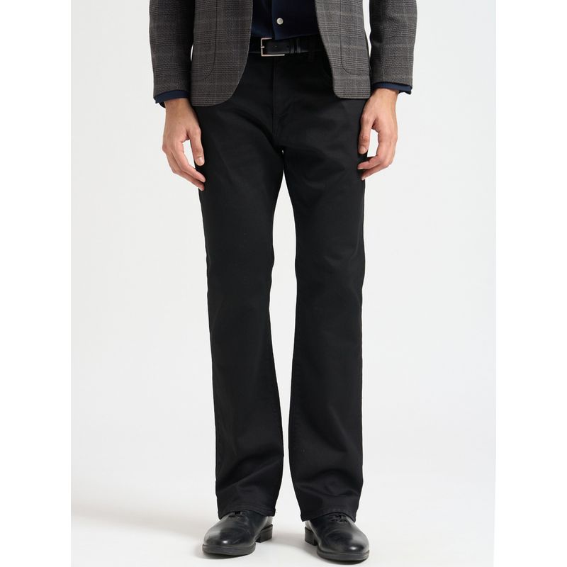 Selected Men Black Bootcut Jeans (32/32)