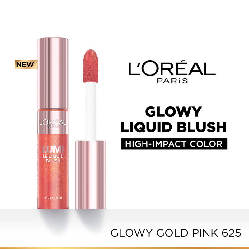 L'Oreal Paris Lumi Le Liquid Blush, Radiant & Glowy Finish - 625 Gold Pink