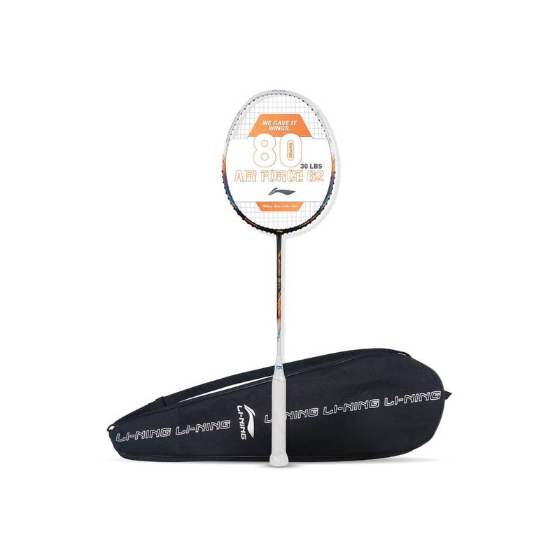 Buy Li-Ning Air-Force 80 Lite G2 Strung Badminton Racquet (Black, White ...