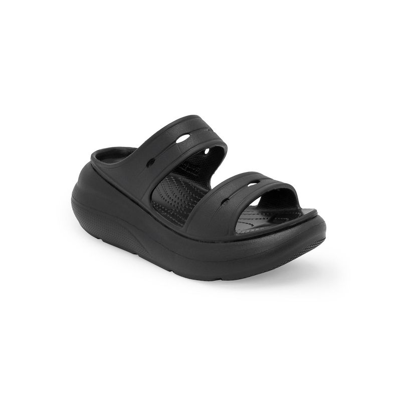 Red Tape Women Solid Black Sliders (UK 4)