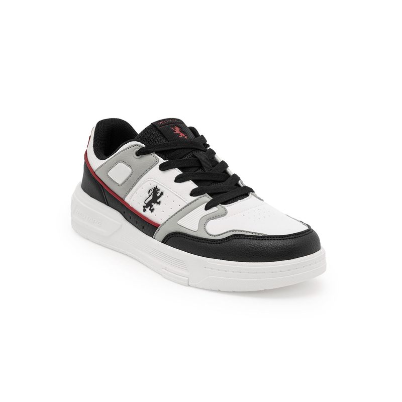 Buy Red Tape Men Colorblocked Black Red Lifestyle Sneakers Online