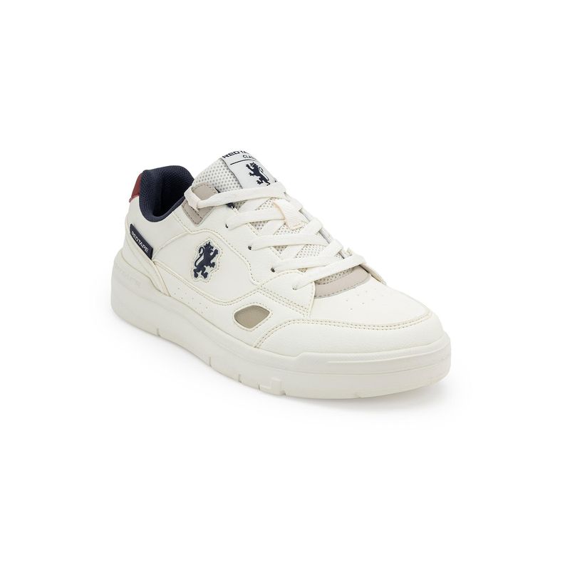 Red Tape Men Solid Off White & Blue Lifestyle Sneakers (UK 8)