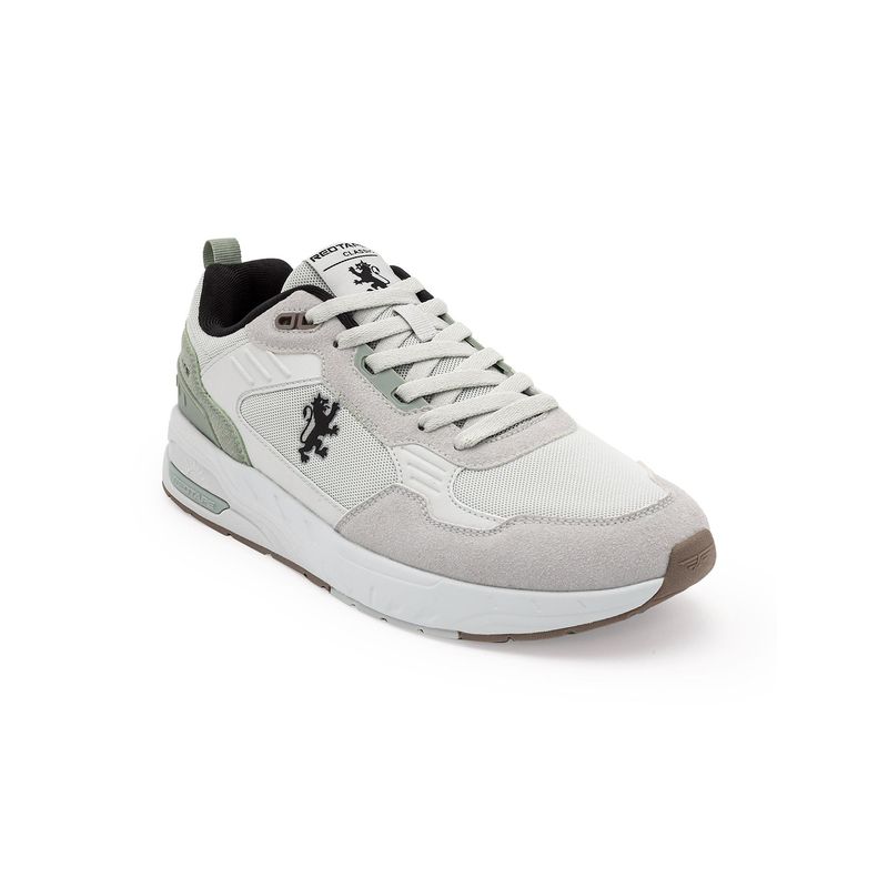 Red Tape Men Colorblocked Grey & White Lifestyle Sneakers (UK 8)