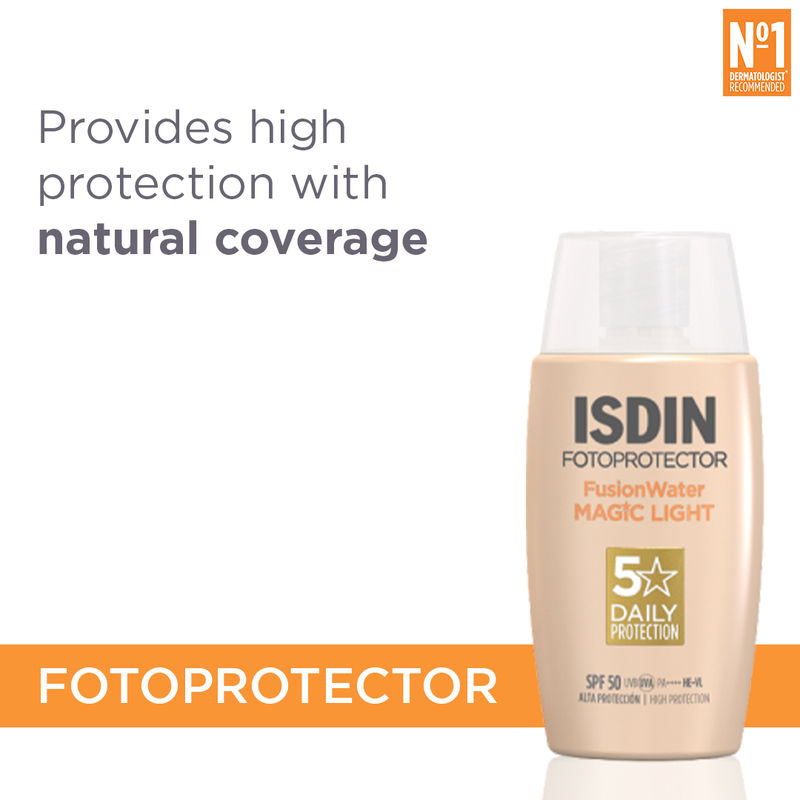 ISDIN Fotoprotector Fusion Water Magic Color SPF 50 PA++++ - Light