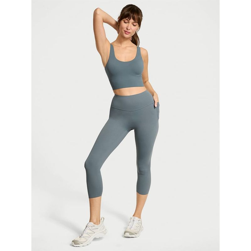 Victoria's Secret Women Grey Elevate Leggings (M)