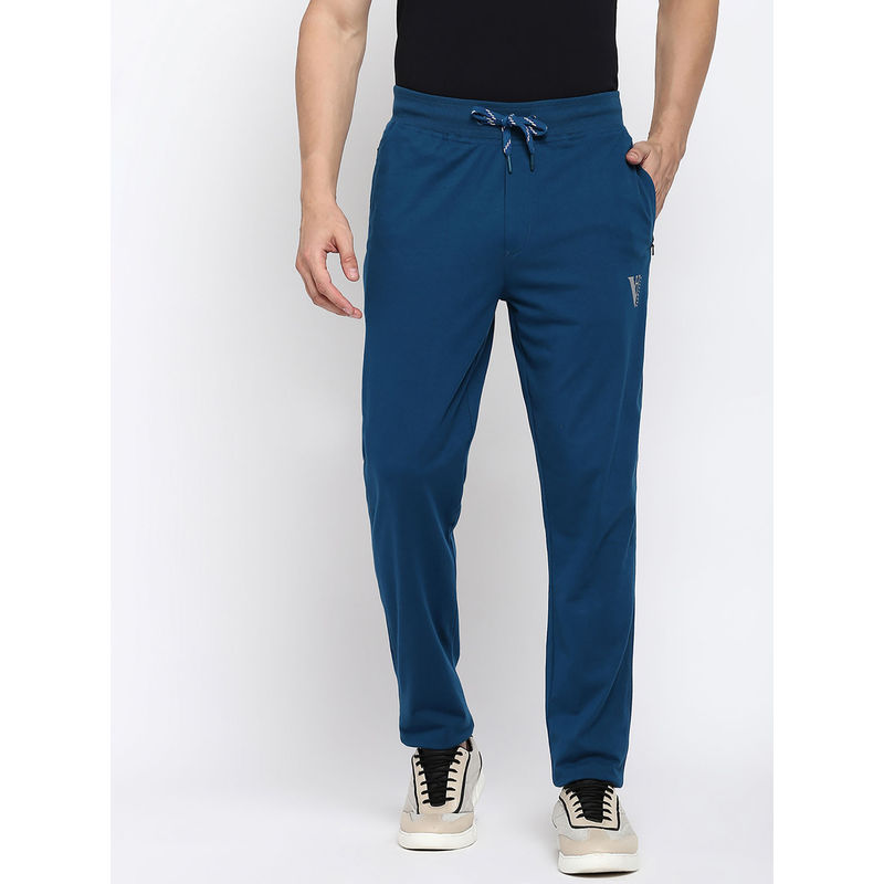 Van Heusen Athleisure Men Smart Tech & Easy Stain Release Trackpants - Deep Ocean (S)