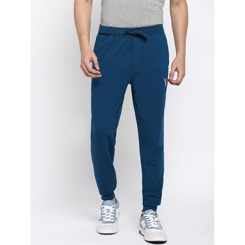 Van Heusen Athleisure Men Smart Tech & Easy Stain Release Joggers - Deep Ocean (M)