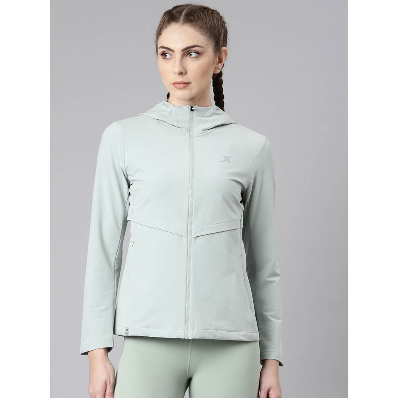 Xtep Running Series Flourine Free Skin Friendly Wind breaker Jacket for Women (S)