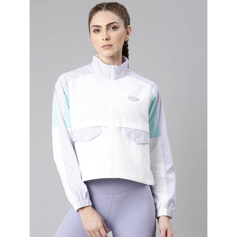 Xtep Lifestyle Series Nylon ammonia Stretch Wind breaker Jacket for Women (S)