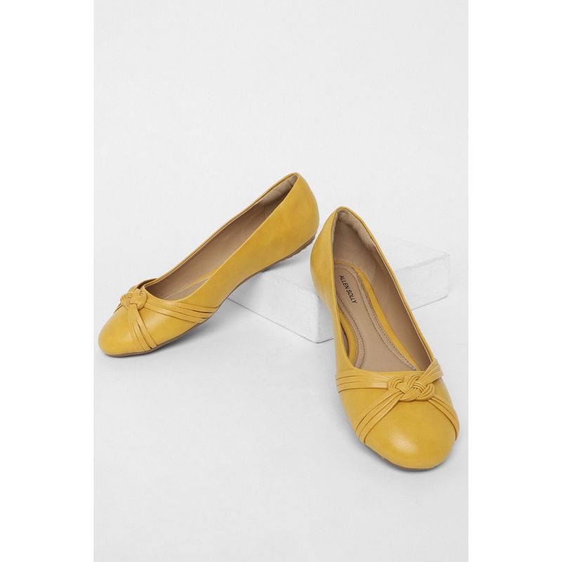 Allen Solly Women Yellow Casual Ballerinas (UK 7)
