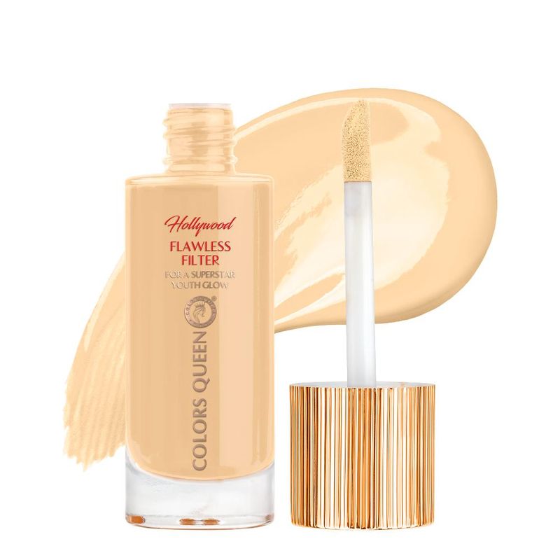 Colors Queen Hollywood Flawless Filter Liquid & Long-Lasting Foundation
