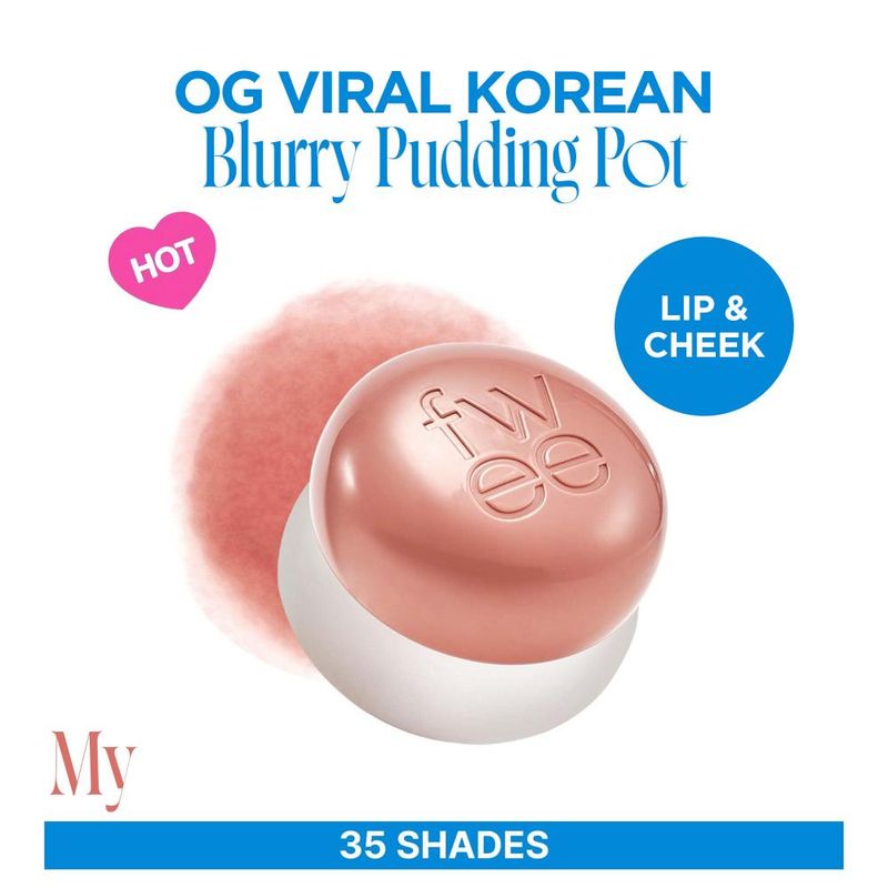 fwee Lip&Cheek Blurry Pudding Pot - My
