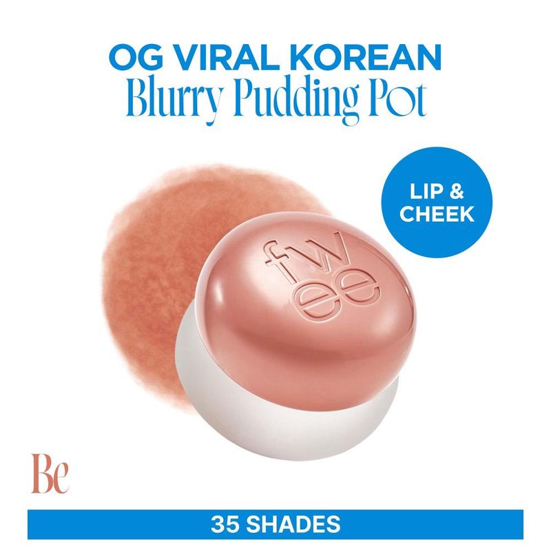 fwee Lip&Cheek Blurry Pudding Pot - Be