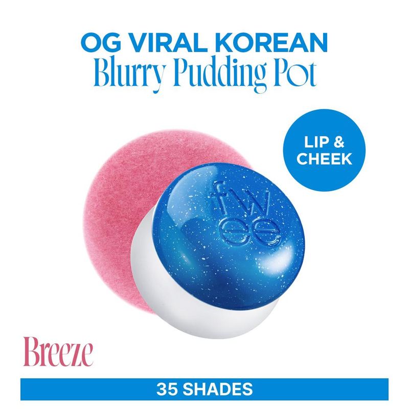 fwee Lip&Cheek Blurry Pudding Pot - Breeze