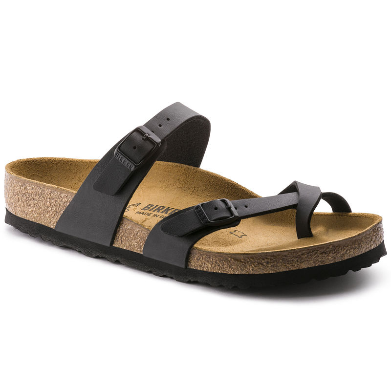Birkenstock Mayari Birko-flor Black Regular Width Unisex Sandals - EURO 45
