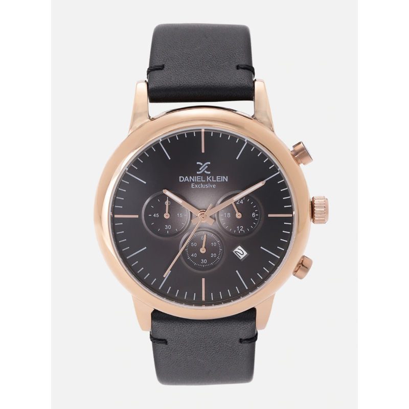 Daniel Klein Black Color Watches For Men (dk12162-3): Buy Daniel Klein ...