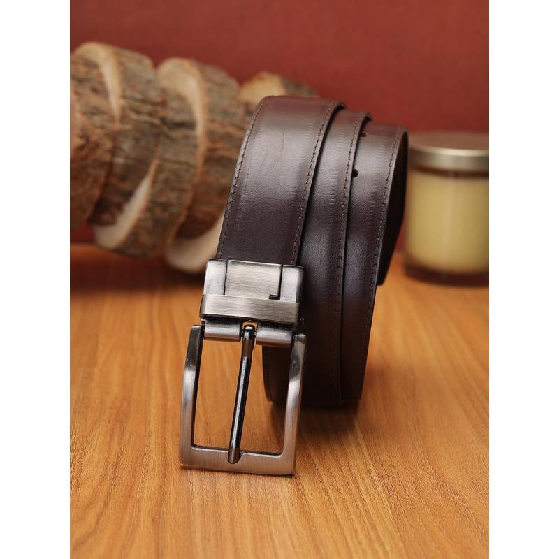 ZEVORA Men Reversible Belt-Brown (44)