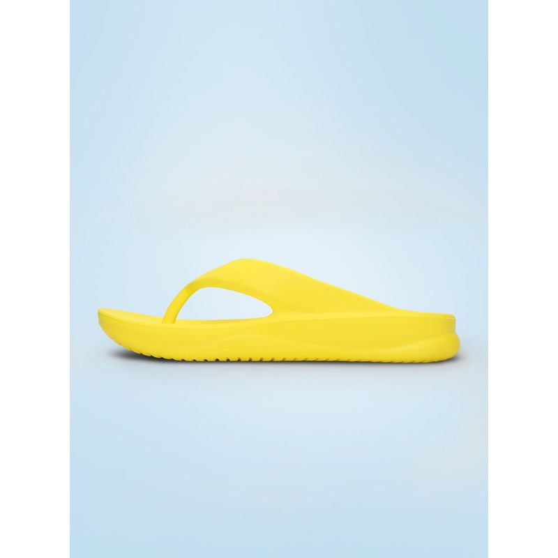 Puma Wave Flip Yellow Casual Flipflops (UK 9)