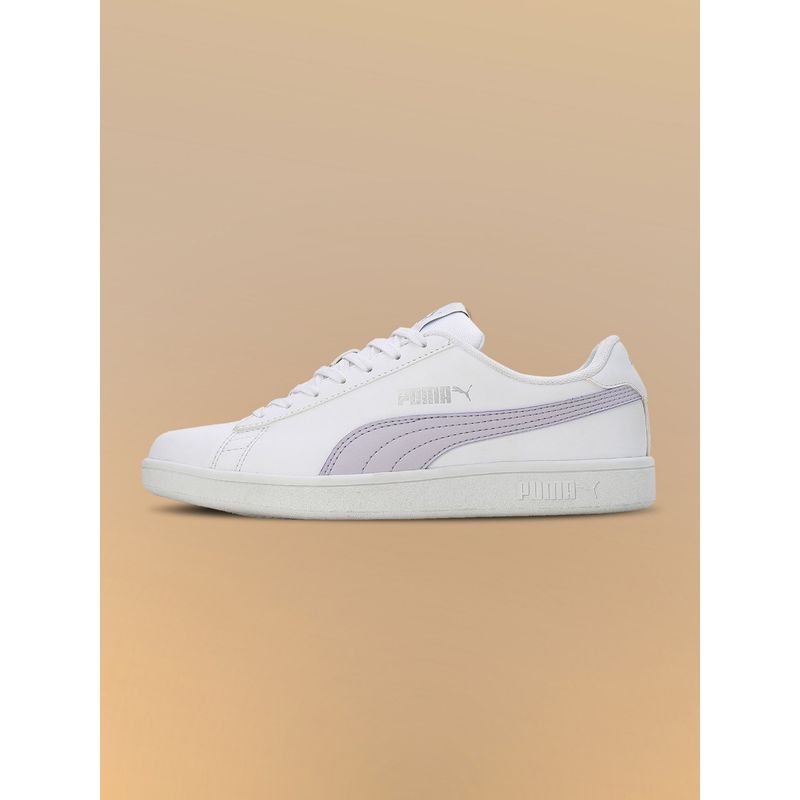 Puma Smashic Womens White Sneakers (UK 5)