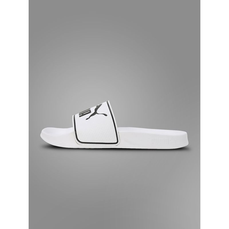 Puma Leadcat 2.0 Unisex White Slides (UK 8)
