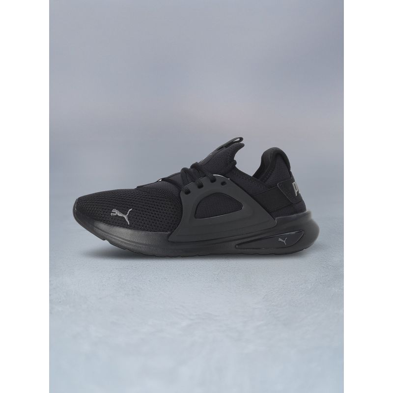 Puma Softride Enzo Evo Unisex Black Running Shoes (UK 7)