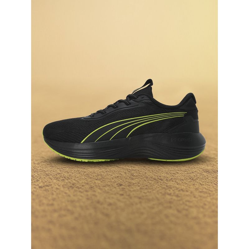 Puma Galaxis Pro Men Performance Boost Black Running Shoes (UK 7)