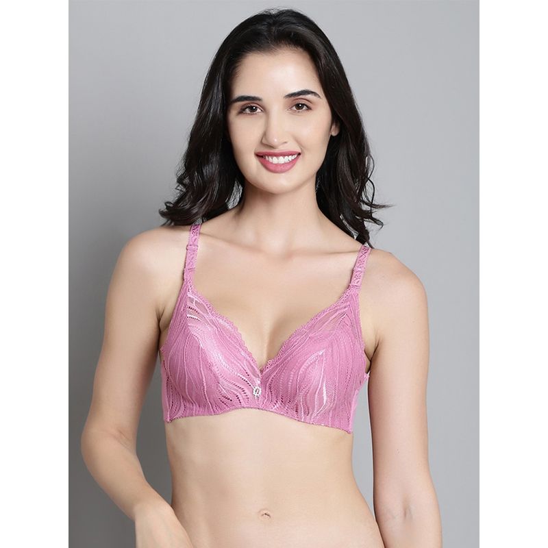 Makclan Chic & Sleek Lace Brassiere Lavender (32B)