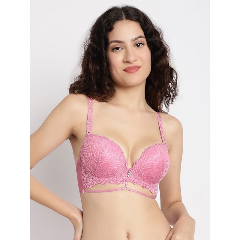 Makclan Timeless Elegance Lace Brassiere Pink (32B)