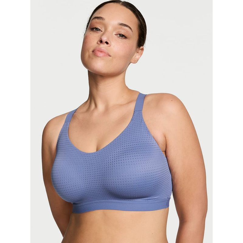 Victoria's Secret Lightweight Mesh Sports Bra Blue (34DDD)