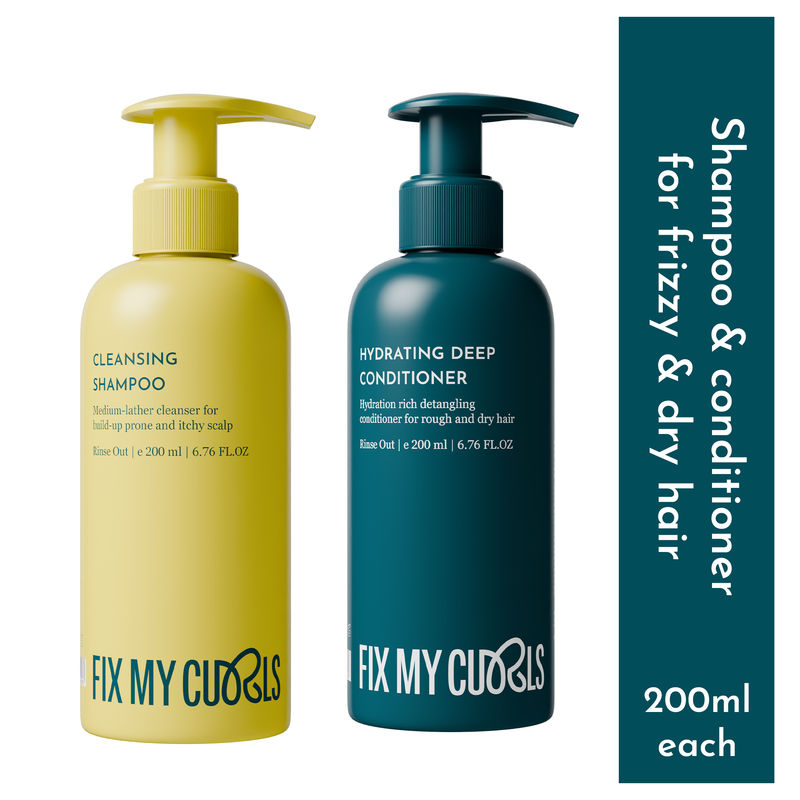 Fix My Curls Cleansing Shampoo & Hydrating Deep Conditioner