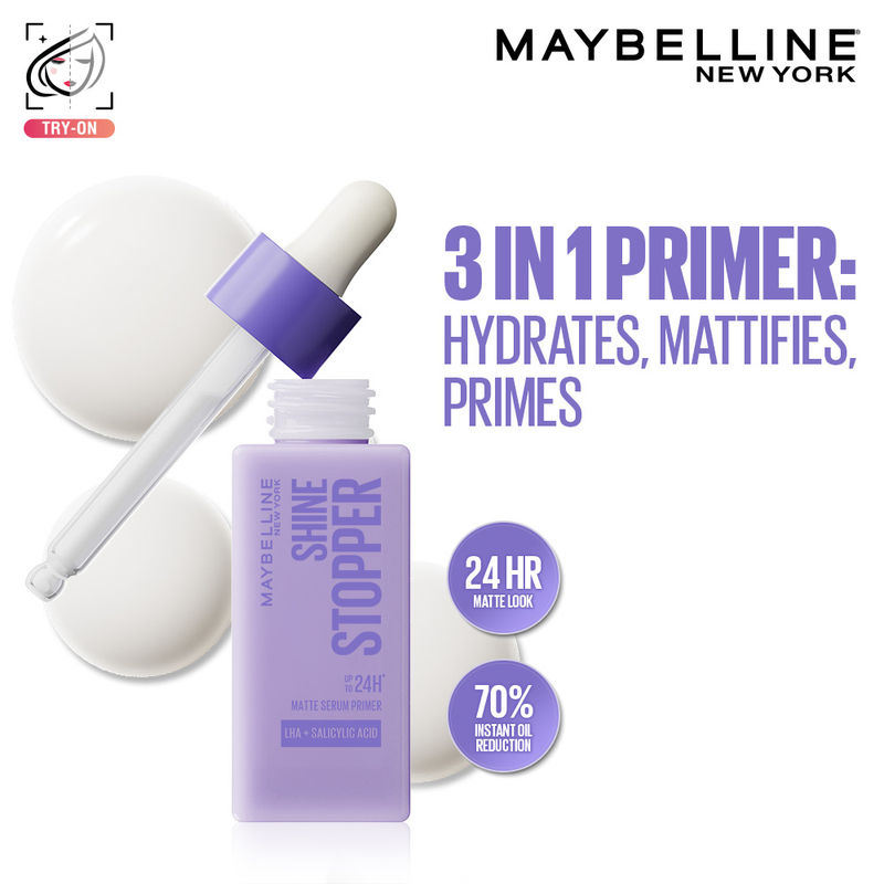 Maybelline New York Shine Stopper Serum Primer For Oil Control+ Hydration