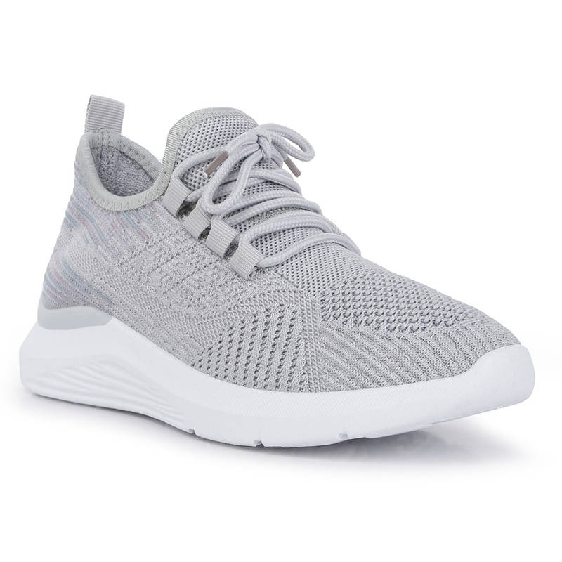 London Rag Grey Gretel Lace Up Chunky Sneakers (EURO 38)