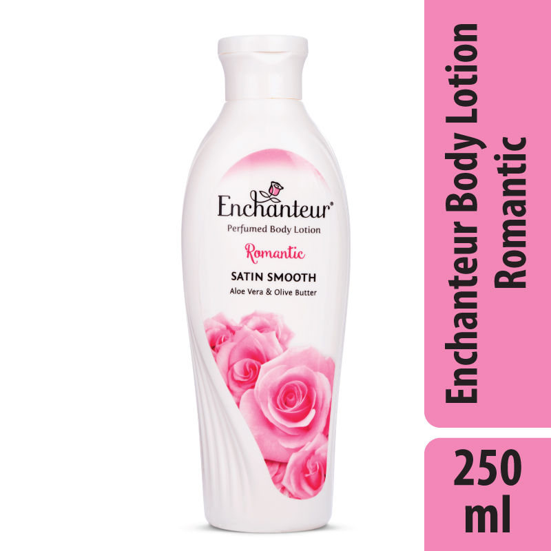 Enchanteur Romantic Satin Smooth Body Lotion for Women