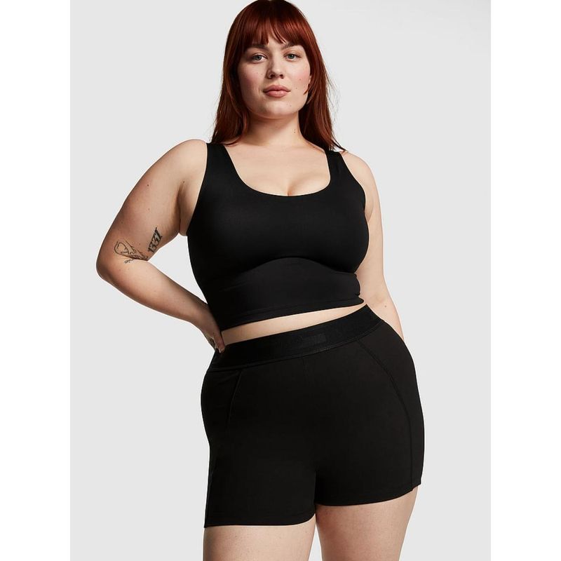 Victoria's Secret Women Black Solid Ultimate 3" Bike Shorts (XS)