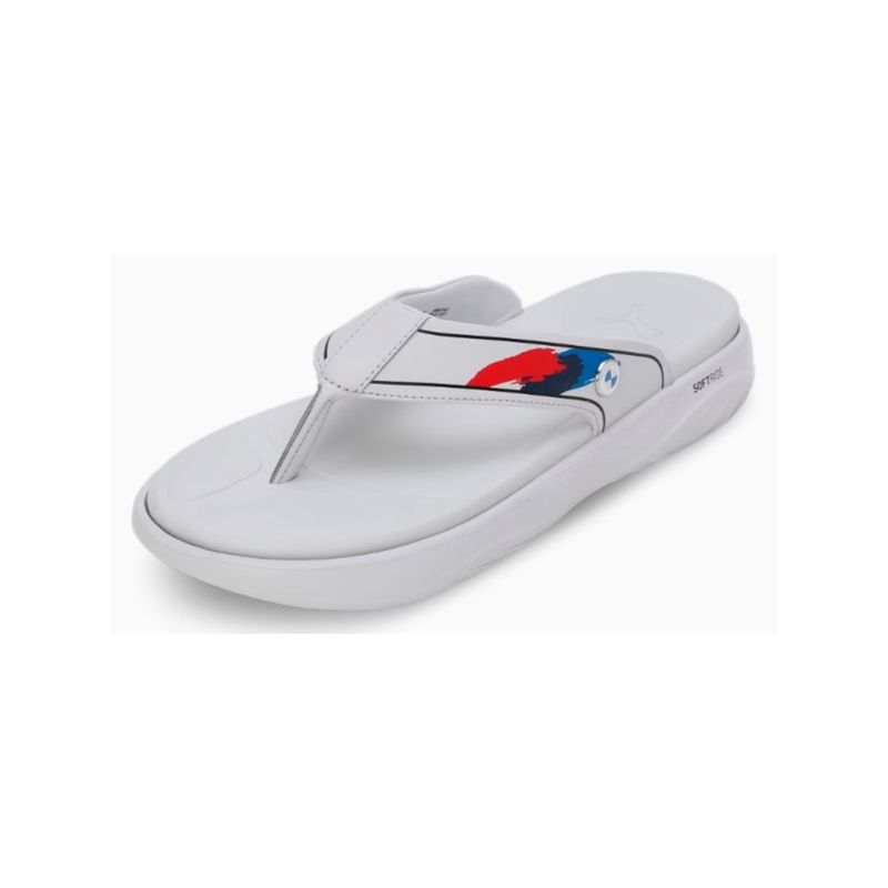 Puma White Bmw Mms Softride Seave Flipflops (UK 8)