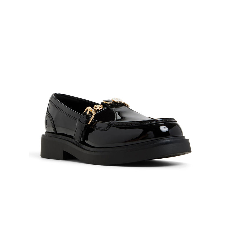 Aldo Antonela Women Black Loafers (UK 7)