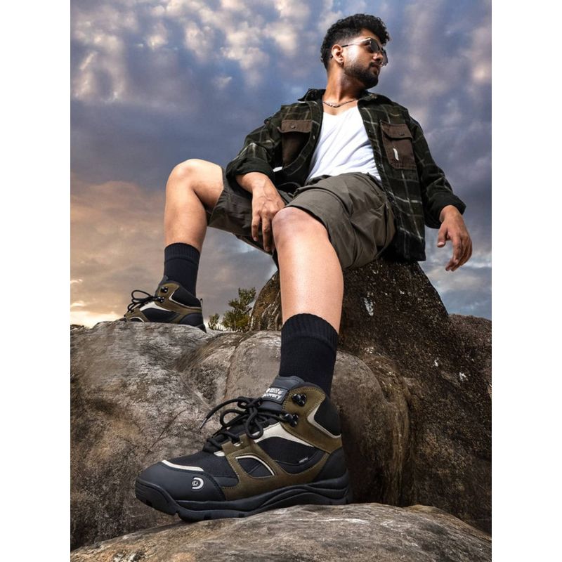 Bacca Bucci X Discovery Olive Outrider Official Discovery Licensed Trekking Shoes (UK 7)