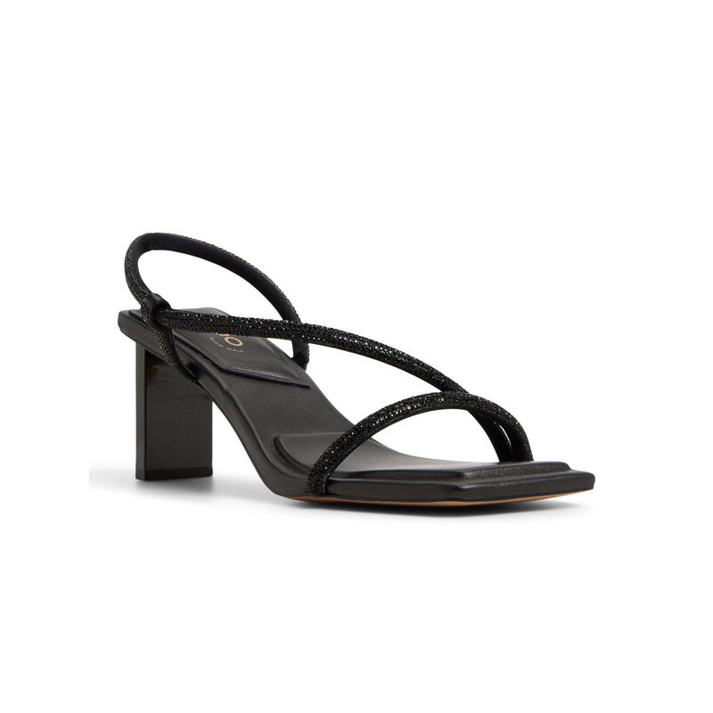 Aldo Castlegate Women Black Block Heels (UK 8)