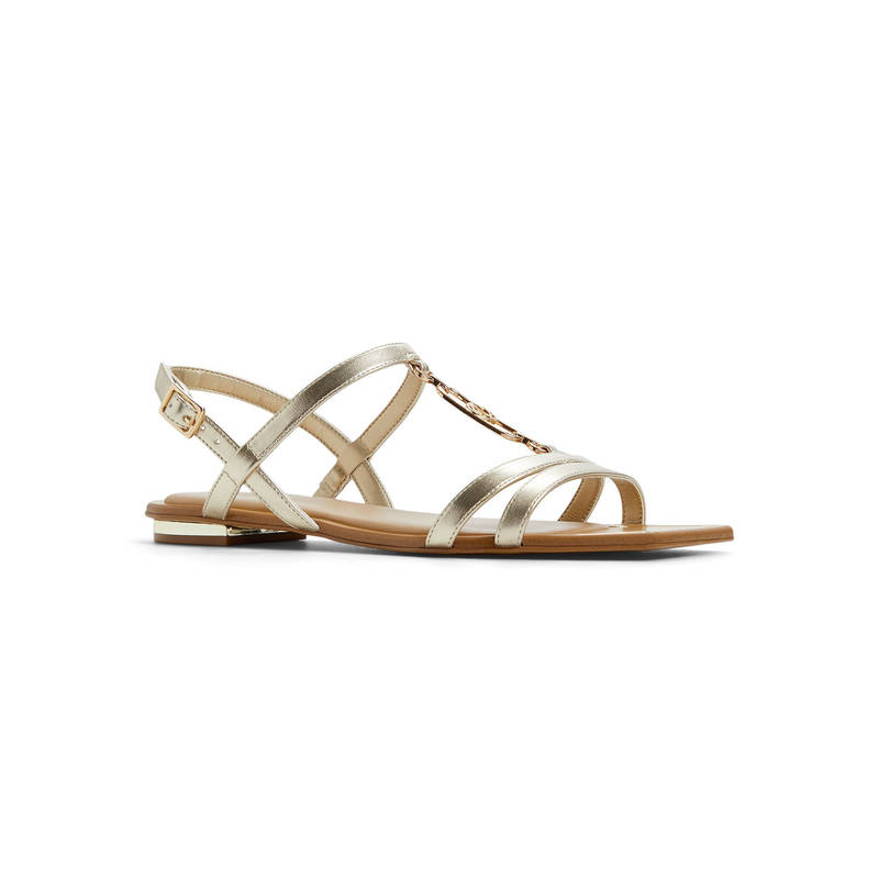 Aldo Glaoni Women Silver Solid Sandals (UK 5)