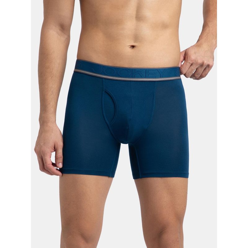 Jockey HG17 Men Tencel Micro Modal Elastane Stretch Solid Boxer Brief - Poseidon (M)