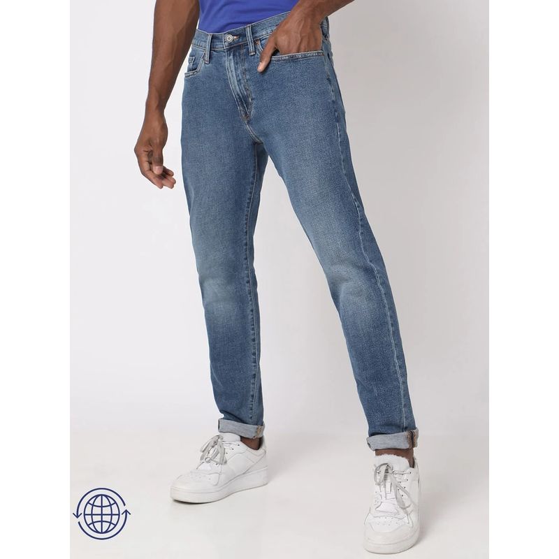 GAP Men Blue Relaxed Fit Jeans (28)
