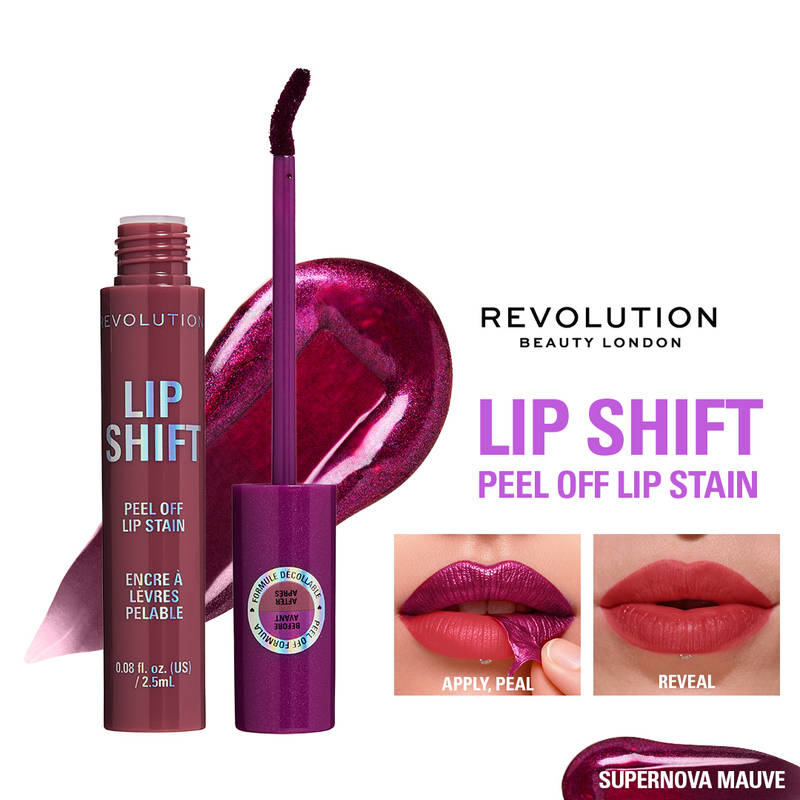 Makeup Revolution Lip Shift Peel Off Lip Stain - Supernova Mauve
