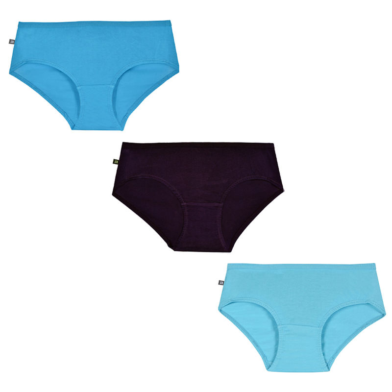 Adira Pack Of 3 High Waist Cotton Panties - Multi-Color: Buy Adira Pack ...