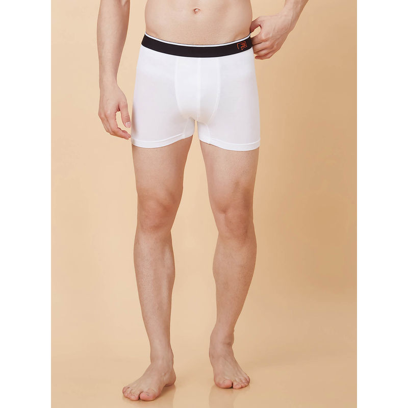 roar for good Men Bamboo Ultra Soft Onyx White Trunk (L)