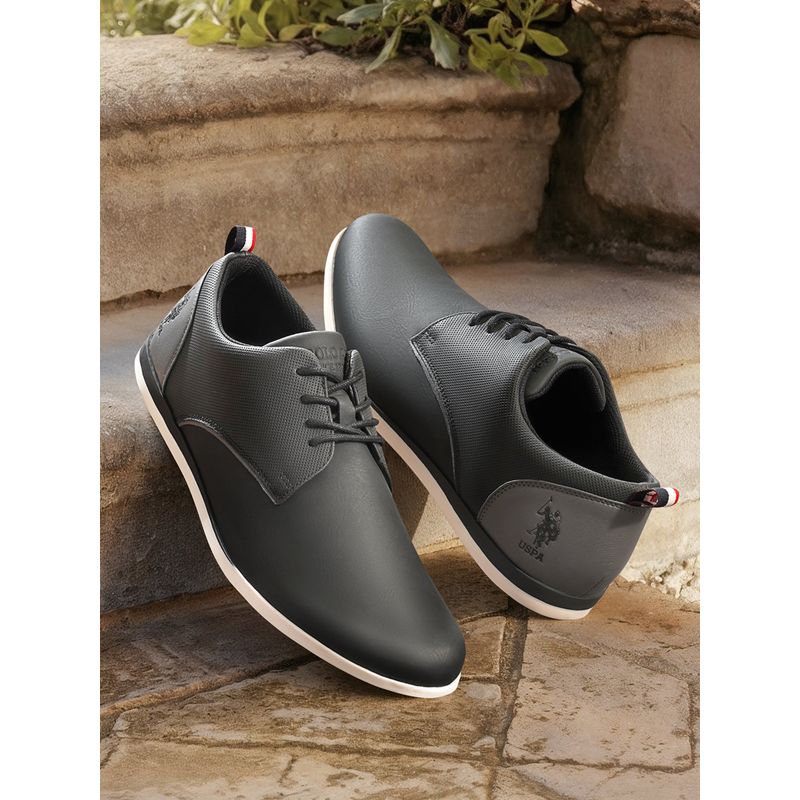 U.S. POLO ASSN. Men DARRYL 3.0 Black Derbies (UK 6)